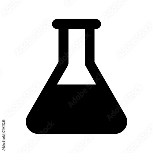 flask glyph icon
