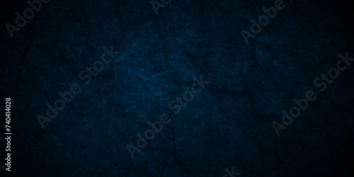   Distressed Rough blue cracked wall slate texture wall grunge backdrop rough background, dark blue concrete floor or old grunge background. Blue concrete wall , grunge stone texture background. © MdLothfor