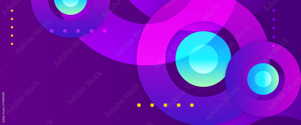 Blue and purple violet abstract banner with geometric shapes. For business banner, formal backdrop, prestigious voucher, luxe invite, wallpaper and background Blue and purple violet abstract banner with geometric shapes. For business banner, formal backdrop, prestigious voucher, luxe invite, wallpaper and background