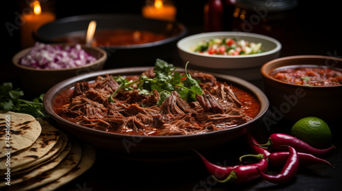 Flavorful Festivity  Birria s Spice-Infused Journey Paired with Corn Tortillas and Lime
