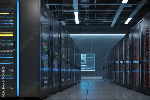 Modern advanced technology data center server