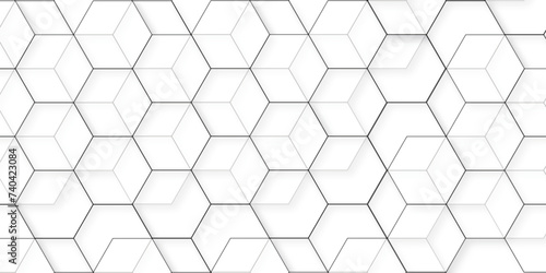 Abstract hexagon polygonal pattern background vector. Modern simple style hexagonal graphic concept. Background with hexagons.