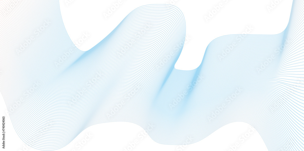 Abstract background with blue and white stripes. Abstract white vector wave background. Abstract background with blue and white stripes. Abstract white vector wave background.