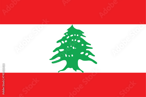 Flag of Lebanon, brush stroke background