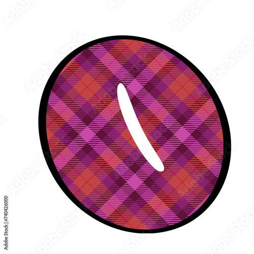 Obraz na płótnie button