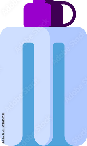 Tumbler Letter Alphabet Vector M