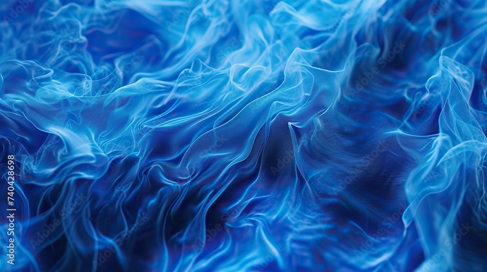 Obraz premium Beautiful blue digital background, digitalization and artificial intelligence concept.