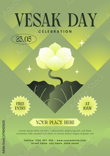 Vesak Day Flyer