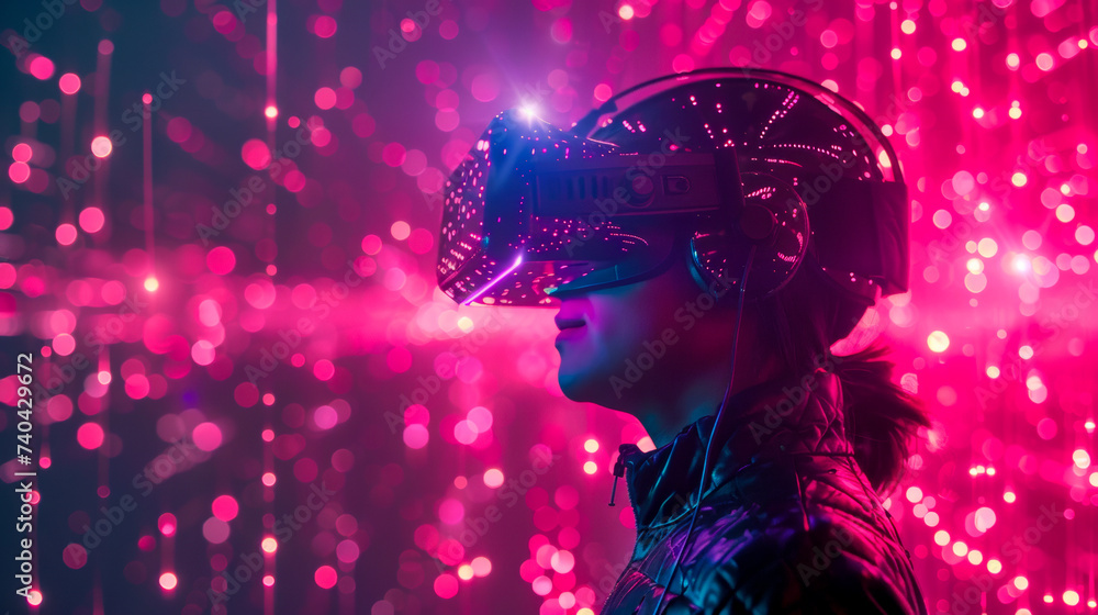 Virtual particles and artificial light converge in a stunning display of future concepts and technology art, with a focus on AI trends Virtual particles and artificial light converge in a stunning display of future concepts and technology art, with a focus on AI trends