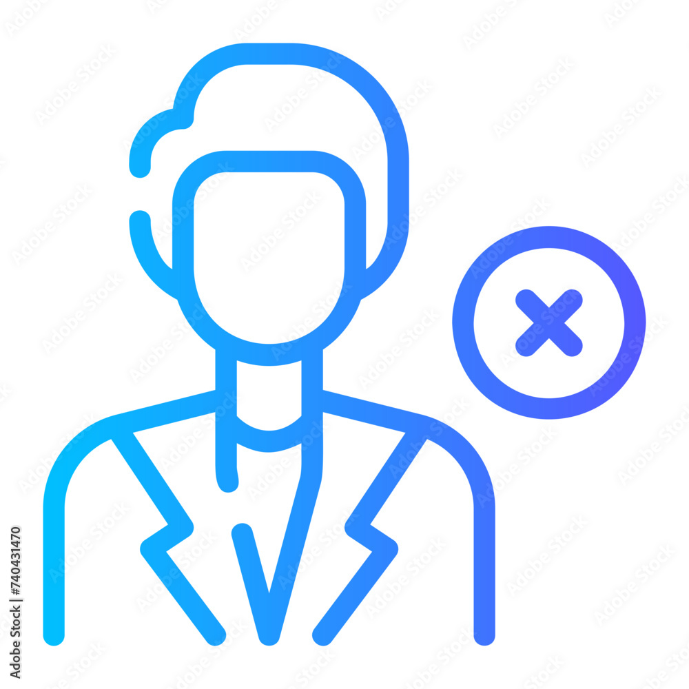 termination gradient icon termination gradient icon