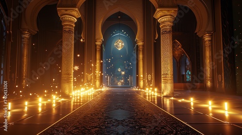 Awesome Concept of Ramadan Kareem  Space for  