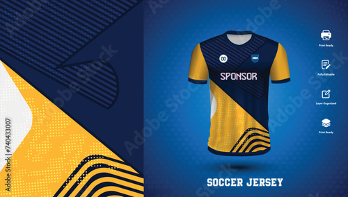 Vector vector soccer jersey design for sublimation or sports tshirt design for cricket football
