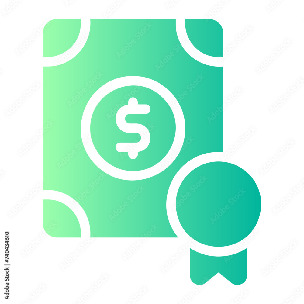 bonds gradient icon bonds gradient icon