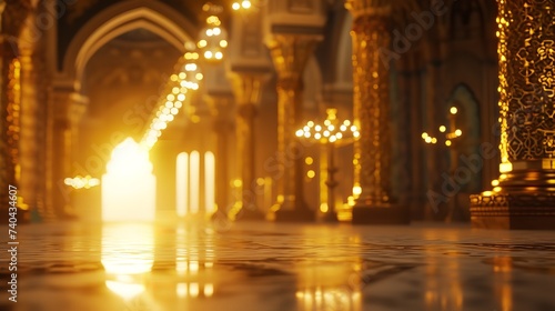 Beautiful Mosque with Sunset: Ramadan Concept   © zahidcreat0r