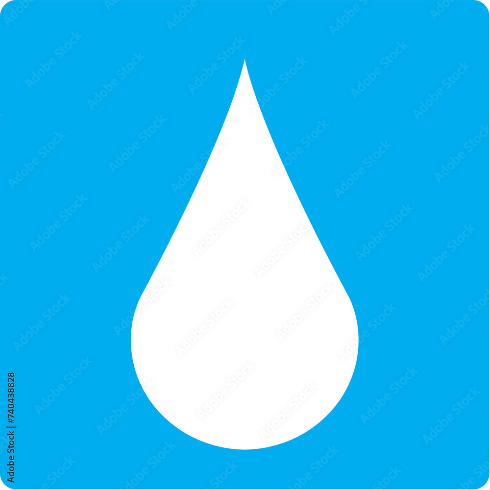 water drop vector illustration isolated on white background. classic diseign water drop vector illustration isolated on white background. classic diseign