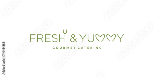  Unique and modern Fresh food logo design