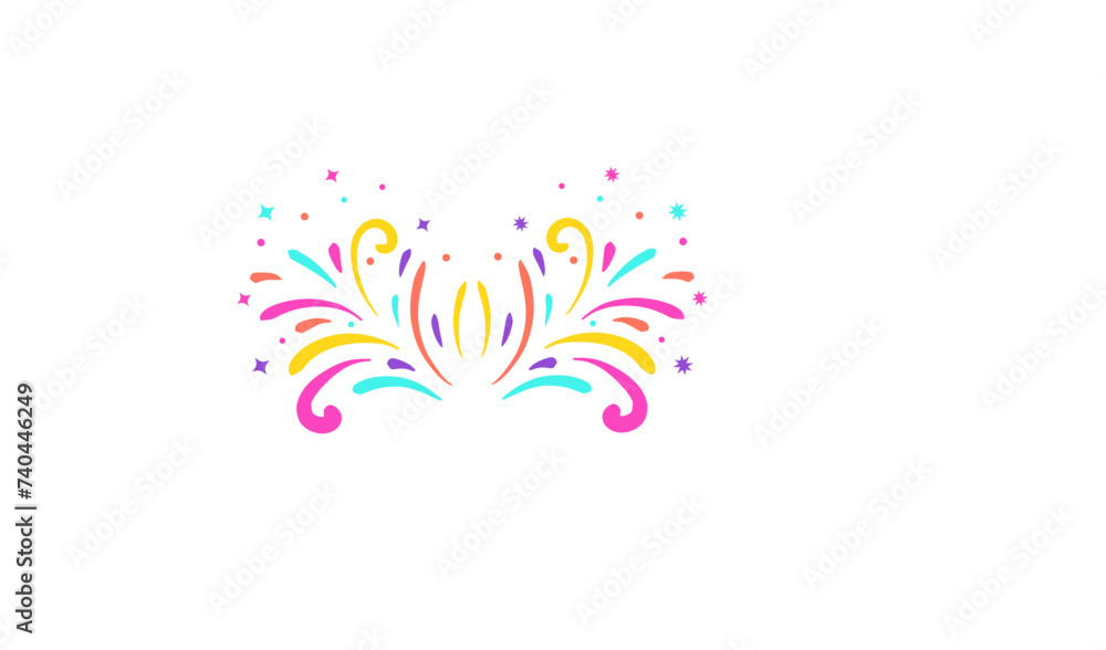 Obraz premium colorful fireworks