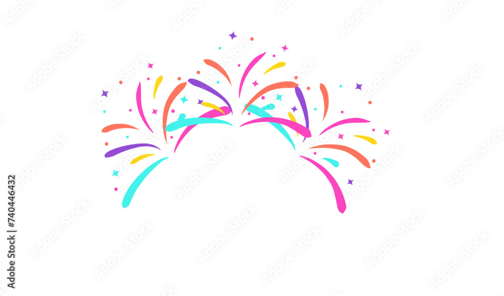 Obraz premium colorful fireworks