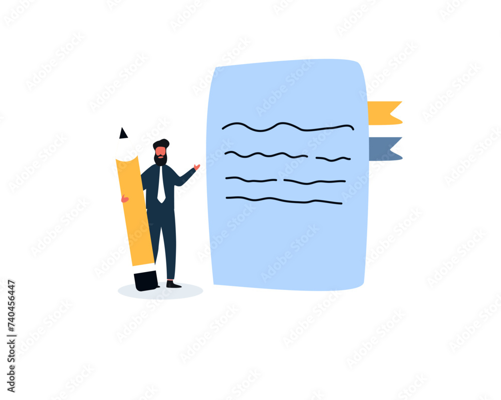 Business strategy planning, Man taking notes, planning his work, underlining important points with written words To do list. Business strategy planning, Man taking notes, planning his work, underlining important points with written words To do list.