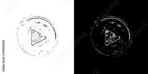 play music vector icon.	