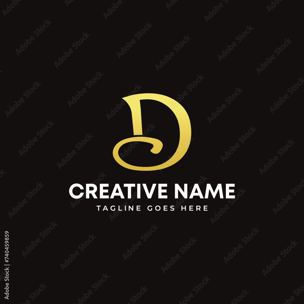 Letter DC Professional logo for all kinds of business