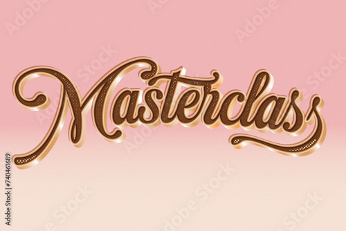 Masterclass Text Effect