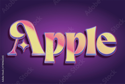 Apple Text Effect