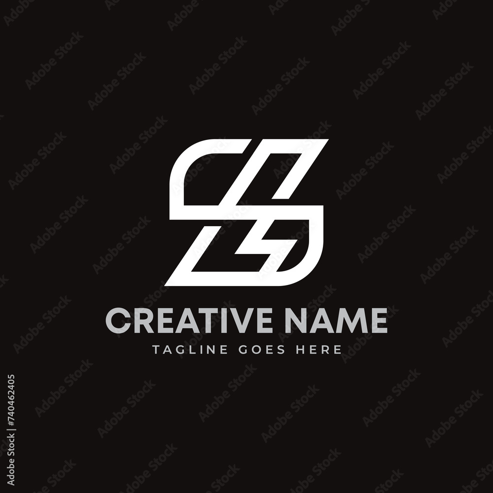 Fototapeta premium Letter SL Professional logo for all kinds of business