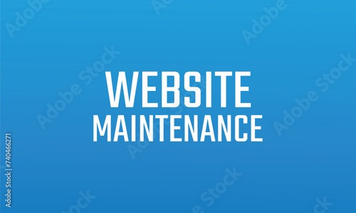 Website under construction page. Web Page Under Construction. Website under maintenance page. Web Page Under maintenance. Flat isometric vector illustration banner design isolated on blue.