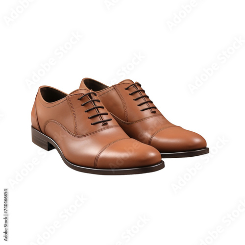 Mens shoe isolated on transparent background
