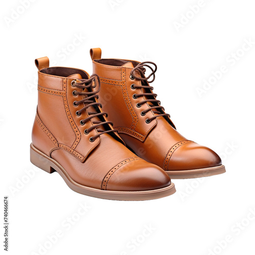 Mens shoe isolated on transparent background