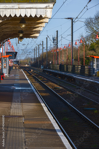 Train Station. Waiting for a train