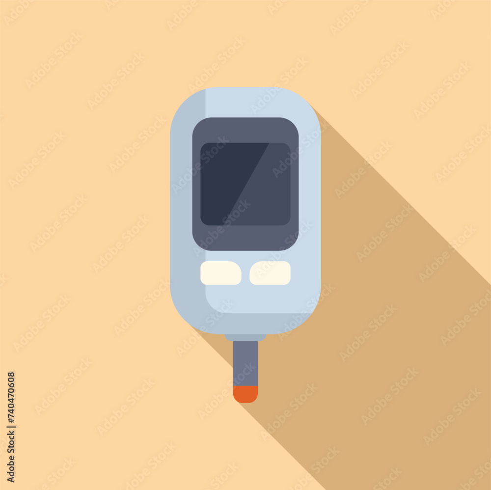 Examination apparatus icon flat vector. Medical patient care. Clinical laboratory Examination apparatus icon flat vector. Medical patient care. Clinical laboratory