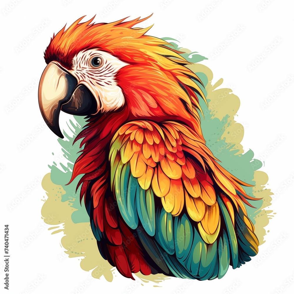 Obraz premium Colorful parrot