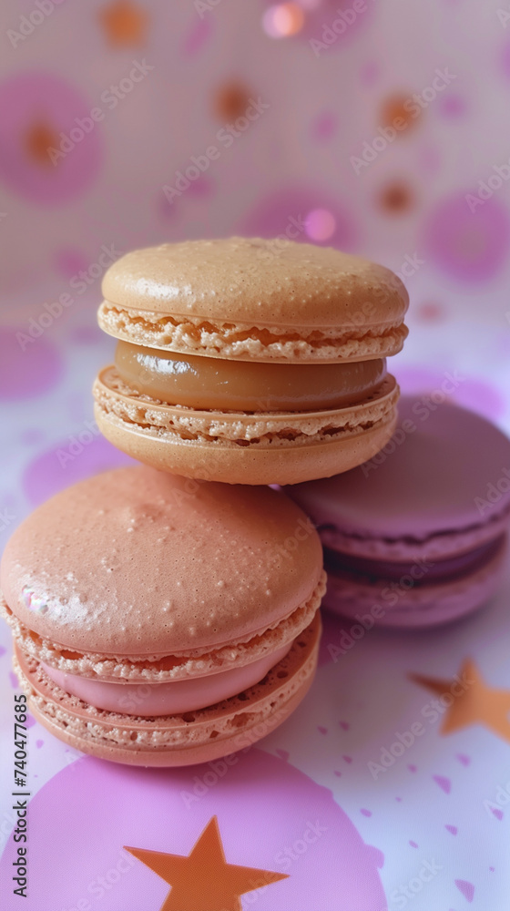 Pastel Macarons, a Trendy Baked Delicacy
