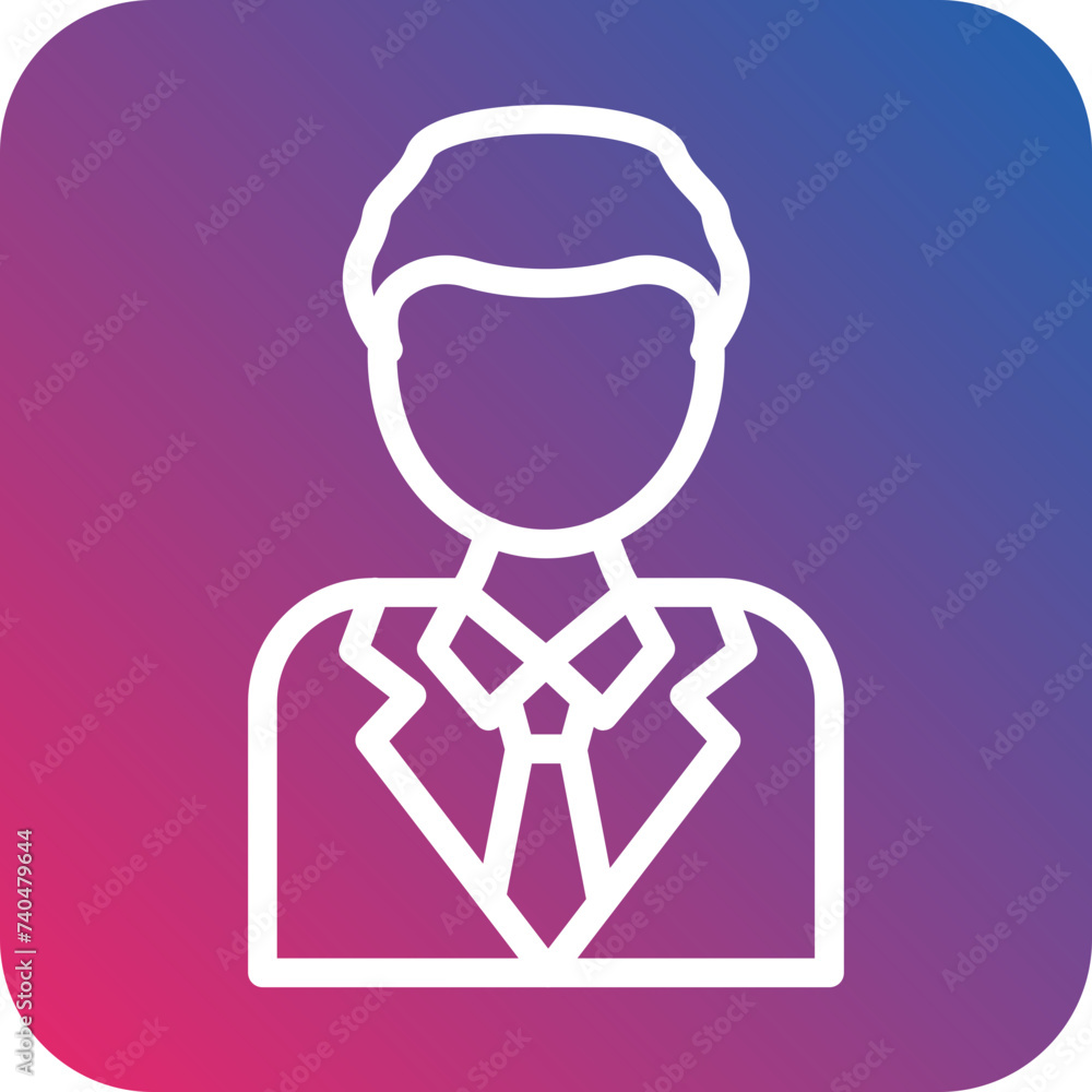 Business Man Icon Style Business Man Icon Style
