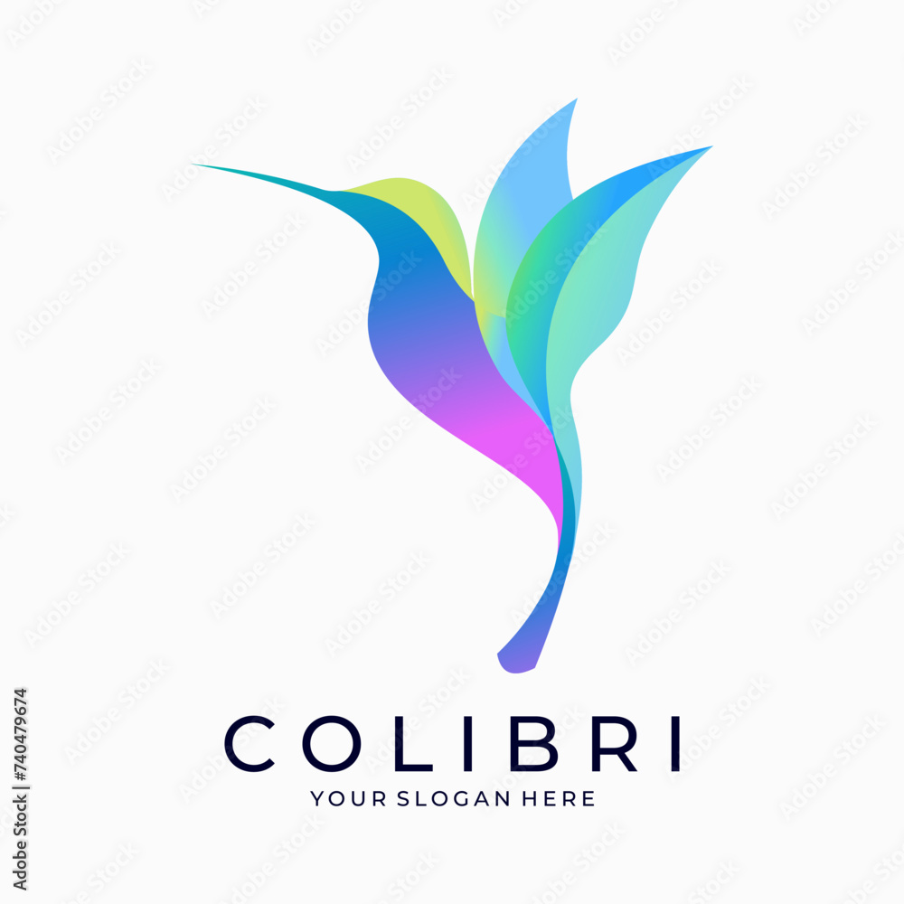 Obraz premium Hummingbird logo