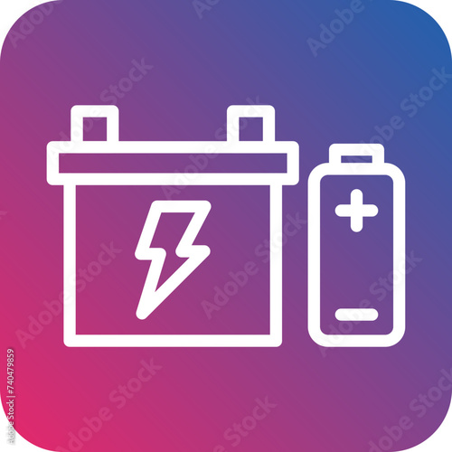 Extra Batteries Icon Style