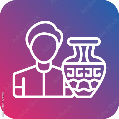 Curator Male Icon Style