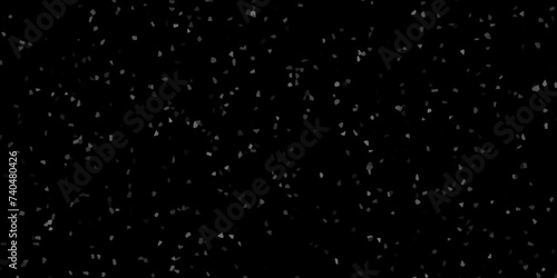 Dust Particles Background. Macro slow motion shot. Twinkling Stars Night Sky Background. Alpha channel, seamless looped background © Shahadath