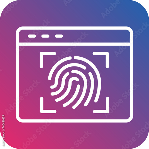 Fingerprint Icon Style