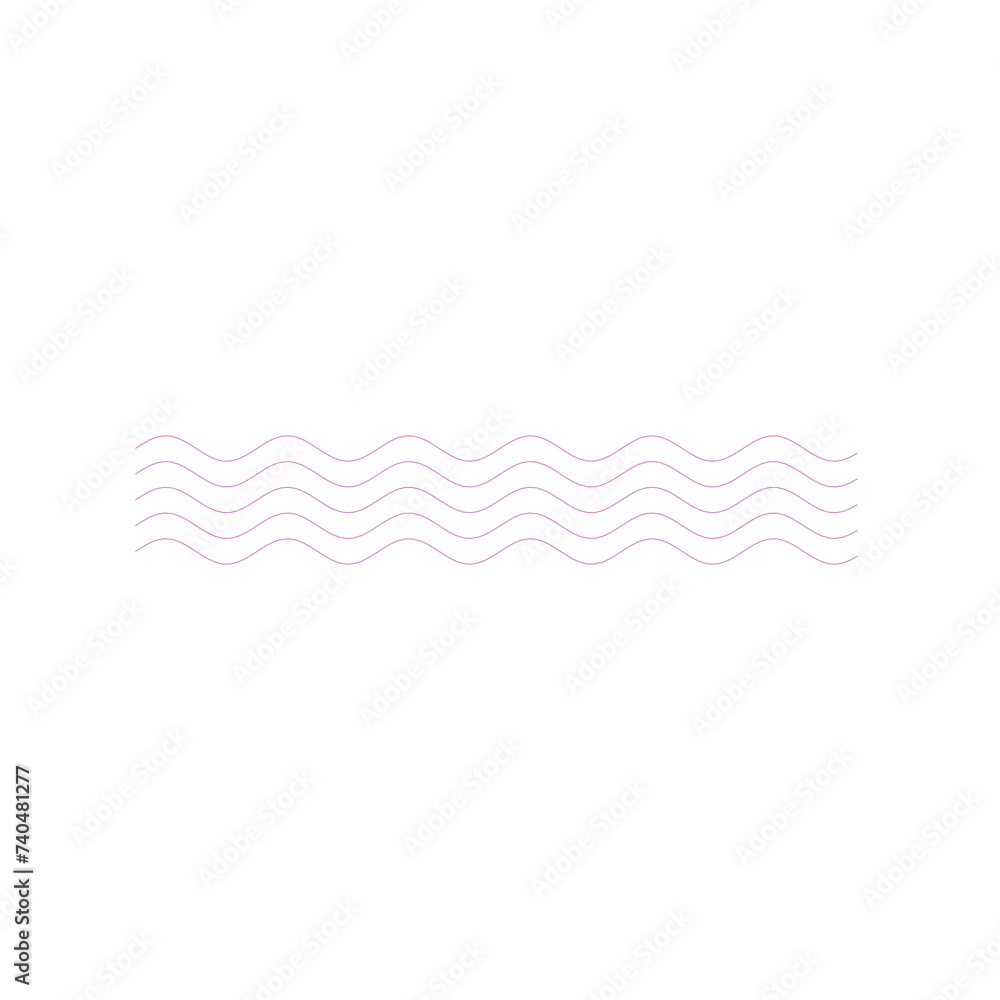 An abstract transparent wavy line pattern design element. An abstract transparent wavy line pattern design element.