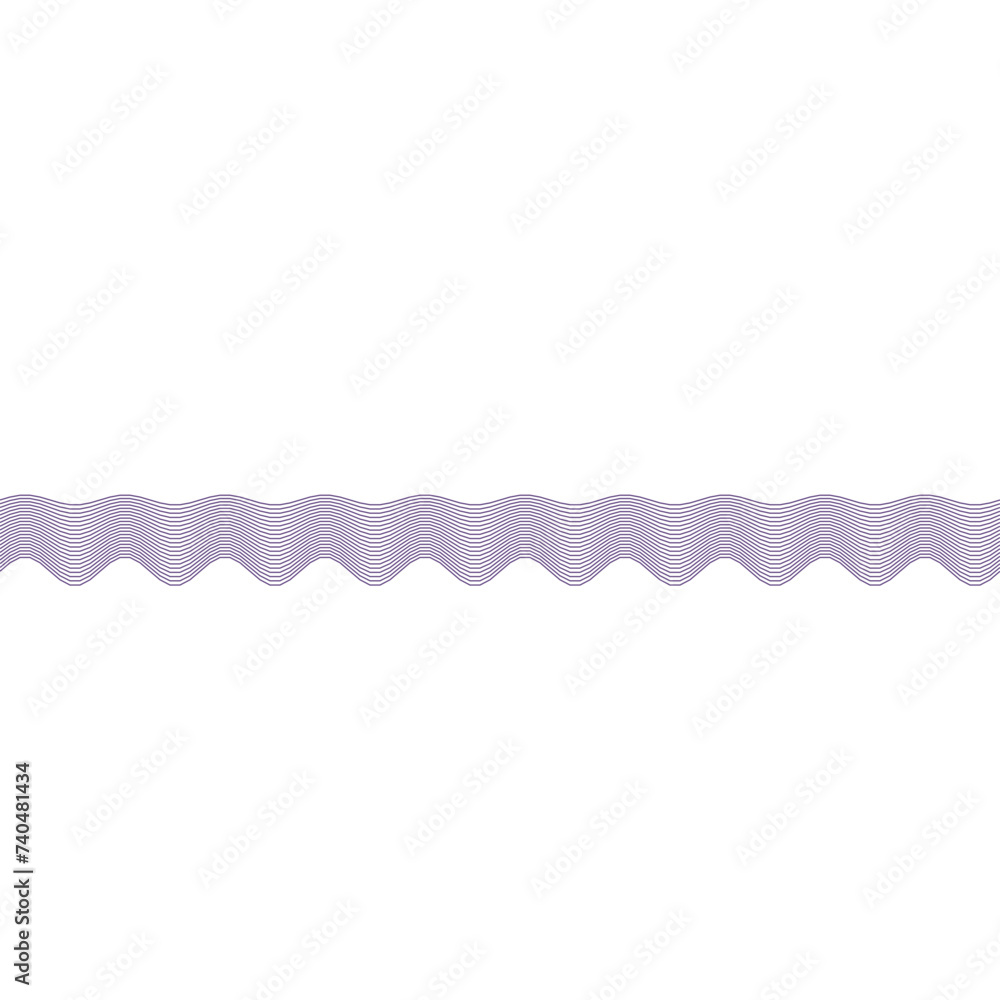 An abstract transparent wavy line pattern design element. An abstract transparent wavy line pattern design element.
