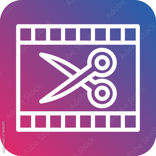 Film Cut Icon Style