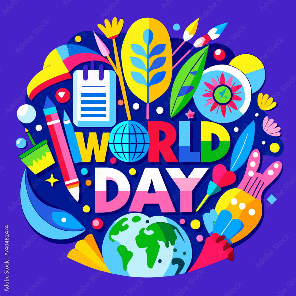 World Art Day illustration