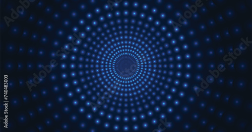 Abstract Glow Vector Background. many abstract circular backgrounds. against a backdrop of dark blue