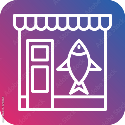 Fish Shop Icon Style