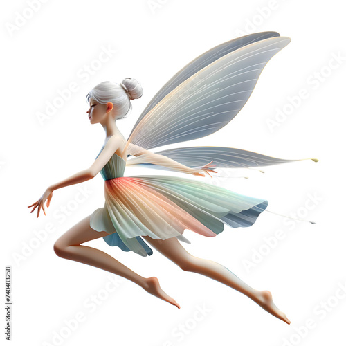 Flying Fairy, Transparent Background, PNG
