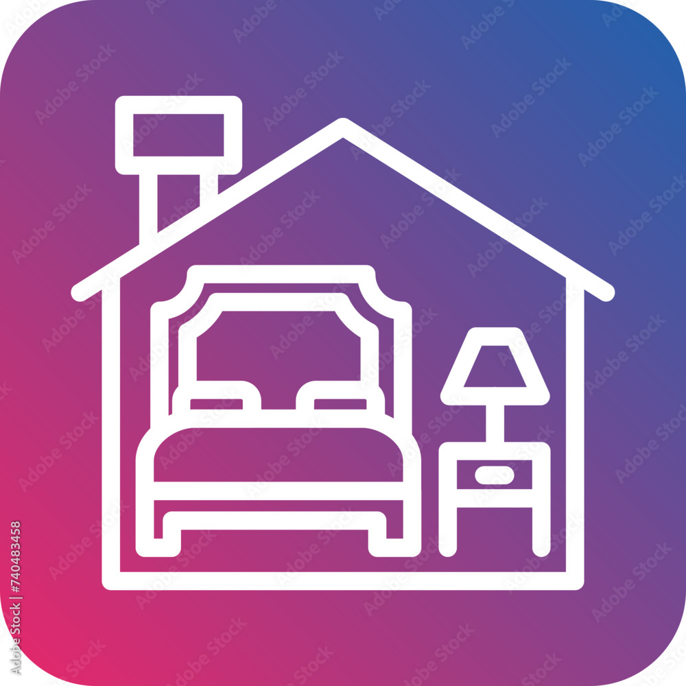 Accommodation Icon Style Accommodation Icon Style