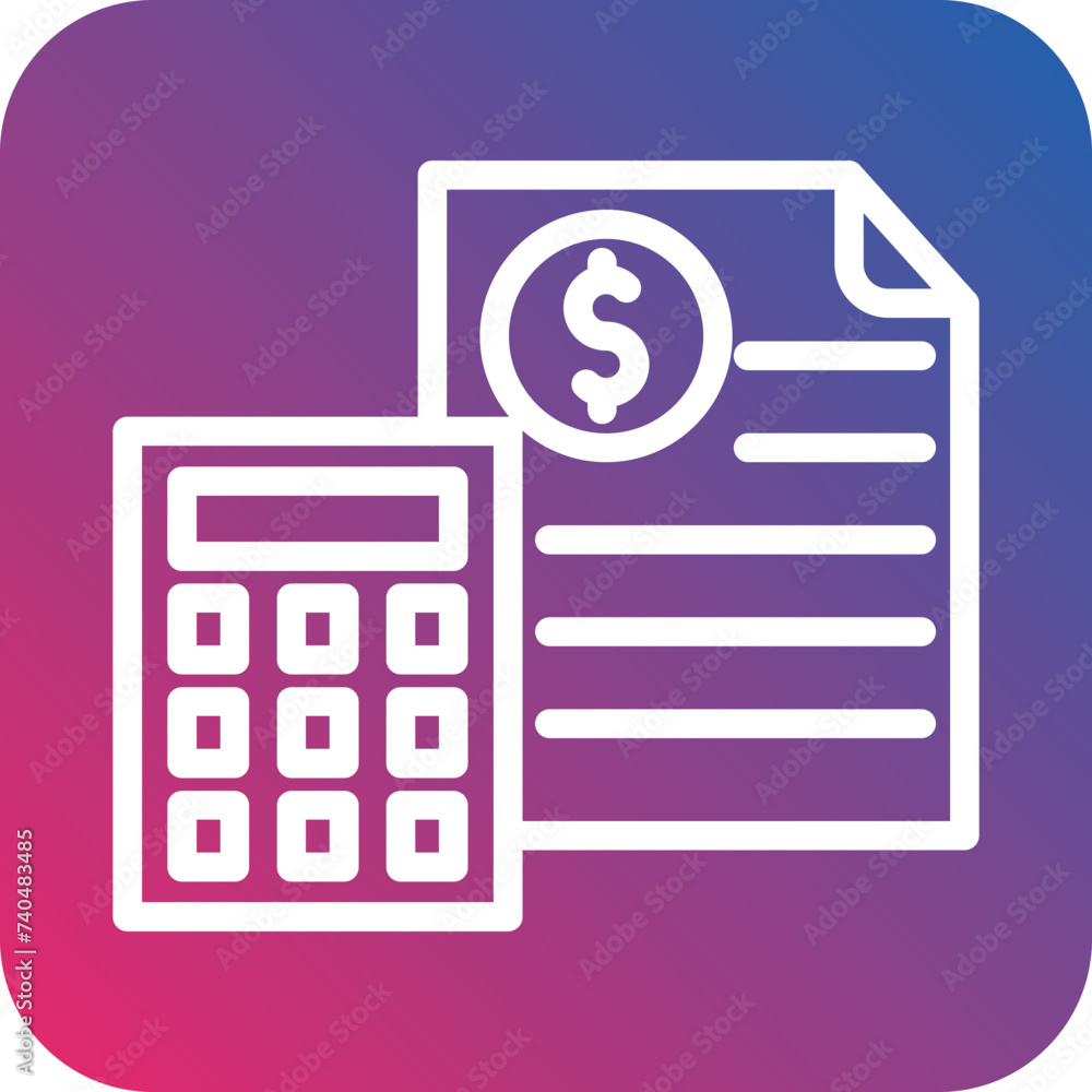 Budget Icon Style Budget Icon Style